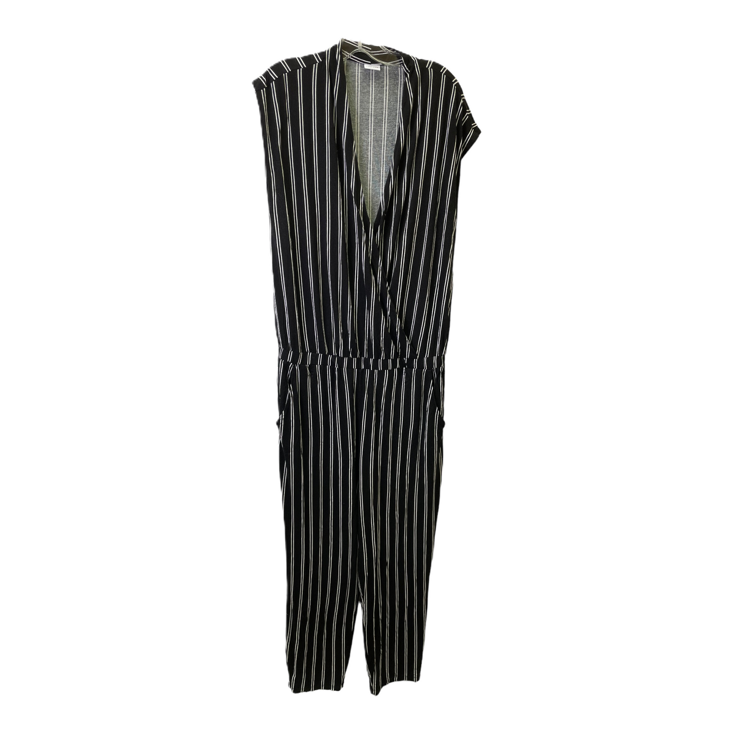 Black & White Jumpsuit By Lascana, Size: 12