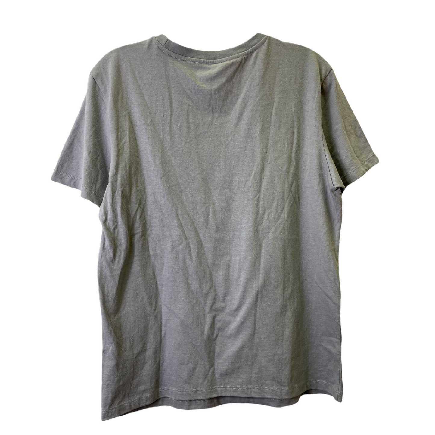 Grey Athletic Top Short Sleeve By Adidas, Size: M