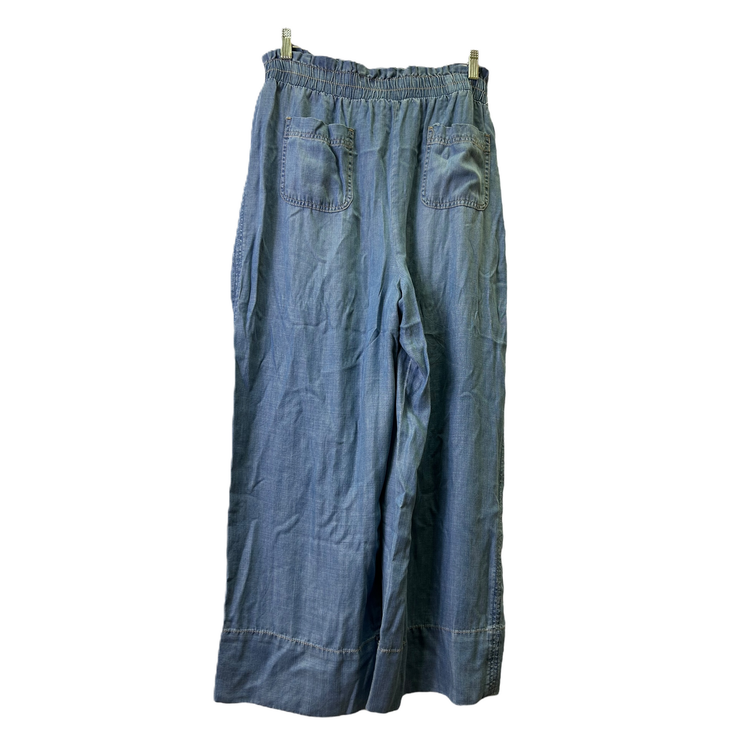 Blue Denim Pants Wide Leg By Knox Rose, Size: Xxl