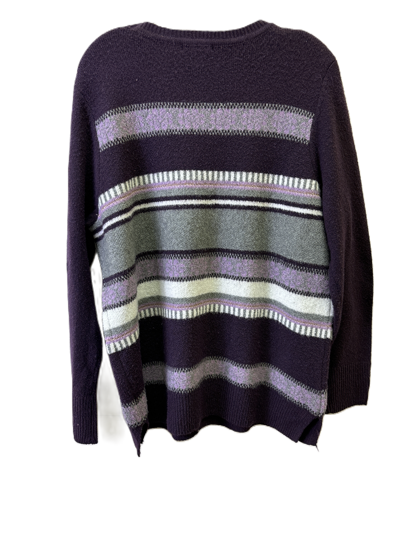 Sweater By Croft And Barrow In Purple, Size: L