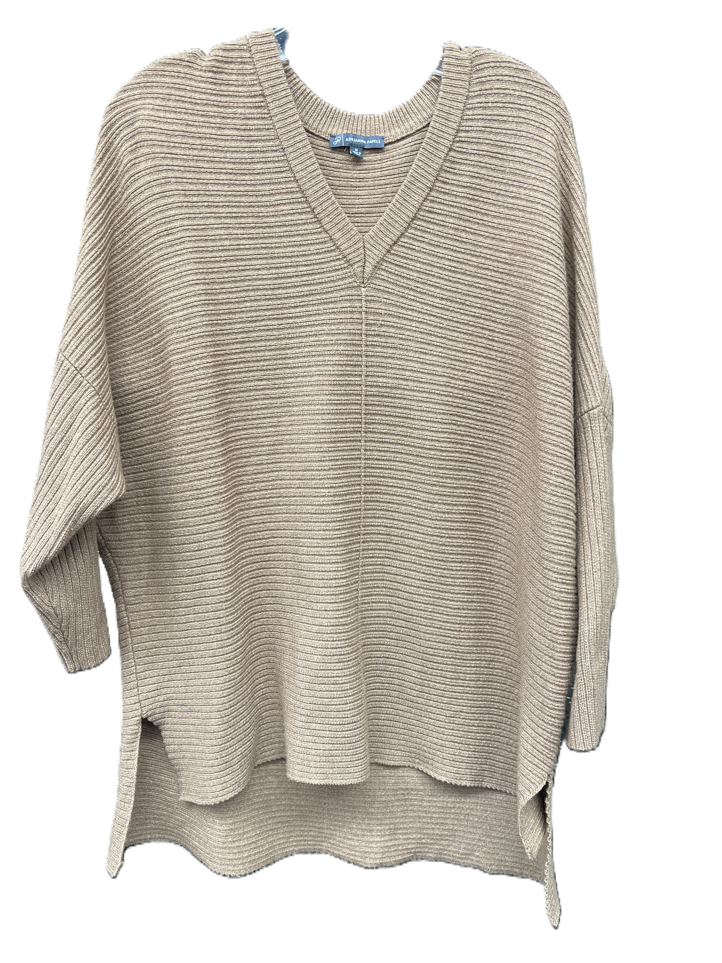 Sweater By Adrianna Papell In Brown, Size: M