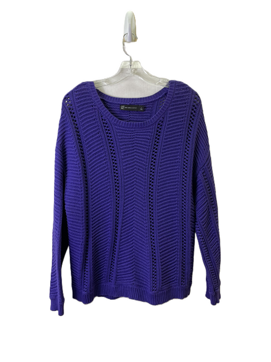 Sweater By New York And Co In Purple, Size: L