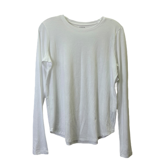 Grey Top Long Sleeve Basic By Vince, Size: S