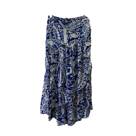 Blue Skirt Designer By Nicole Miller, Size: M
