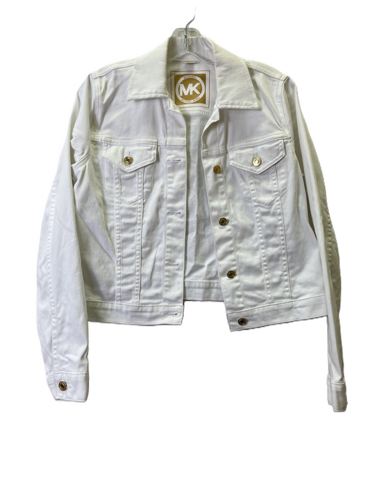 White Jacket Denim By Michael By Michael Kors, Size: M