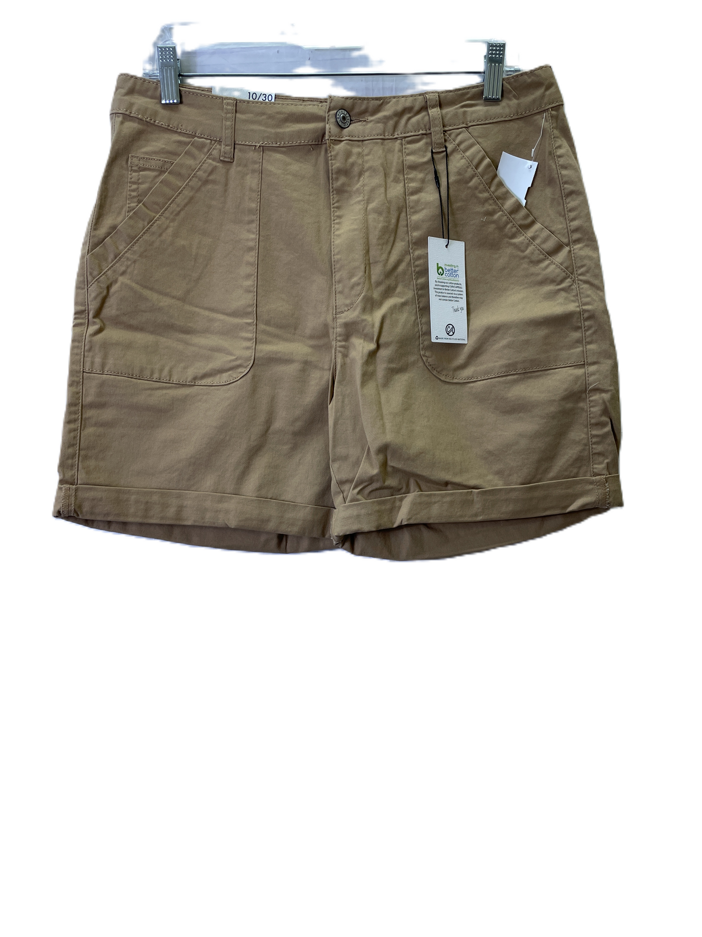 Tan Shorts By Curve Appeal, Size: 10