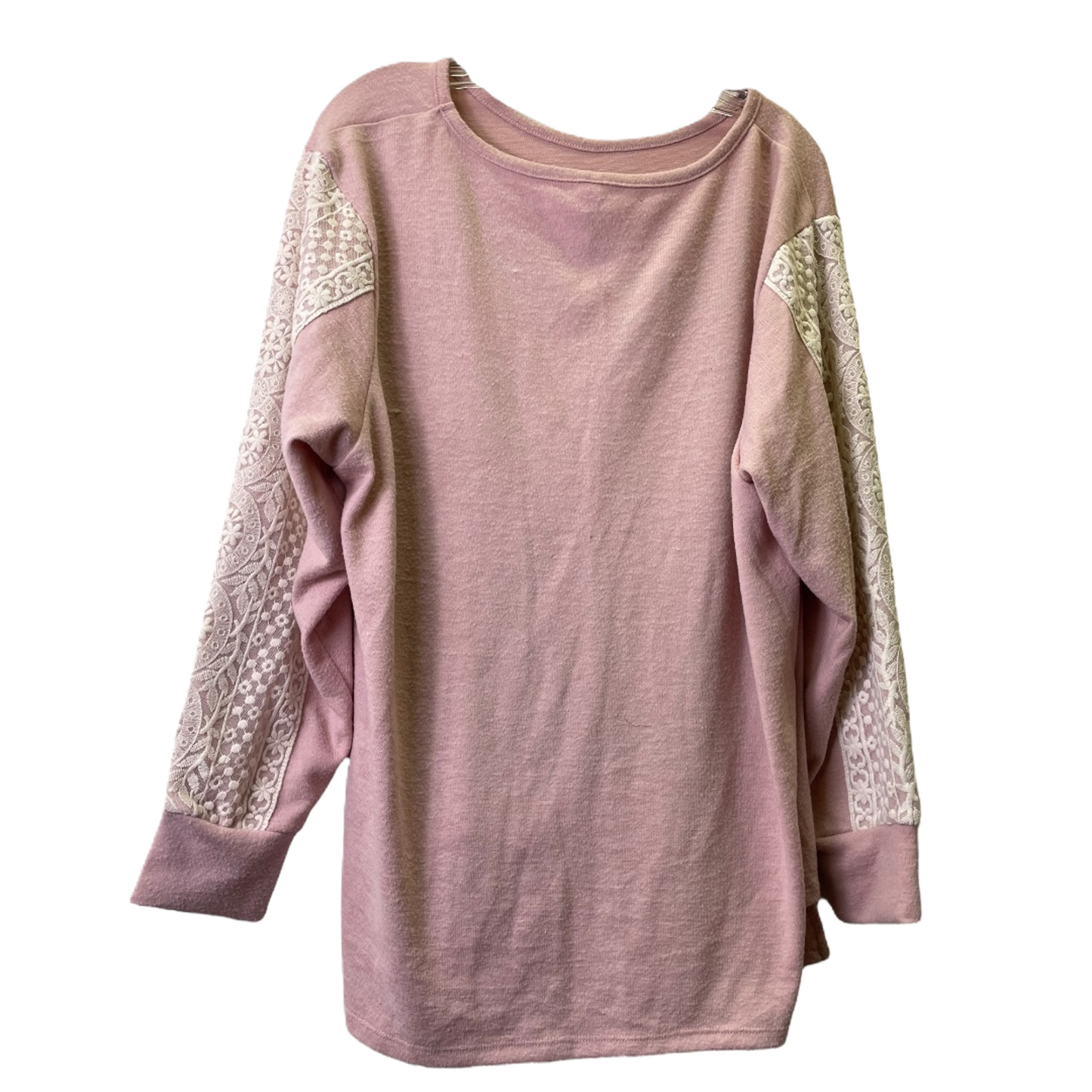 Pink Sweater By Flora Nikrooz, Size: 1x