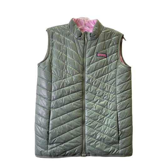 Vest Puffer & Quilted By Vineyard Vines In Green, Size: Xl