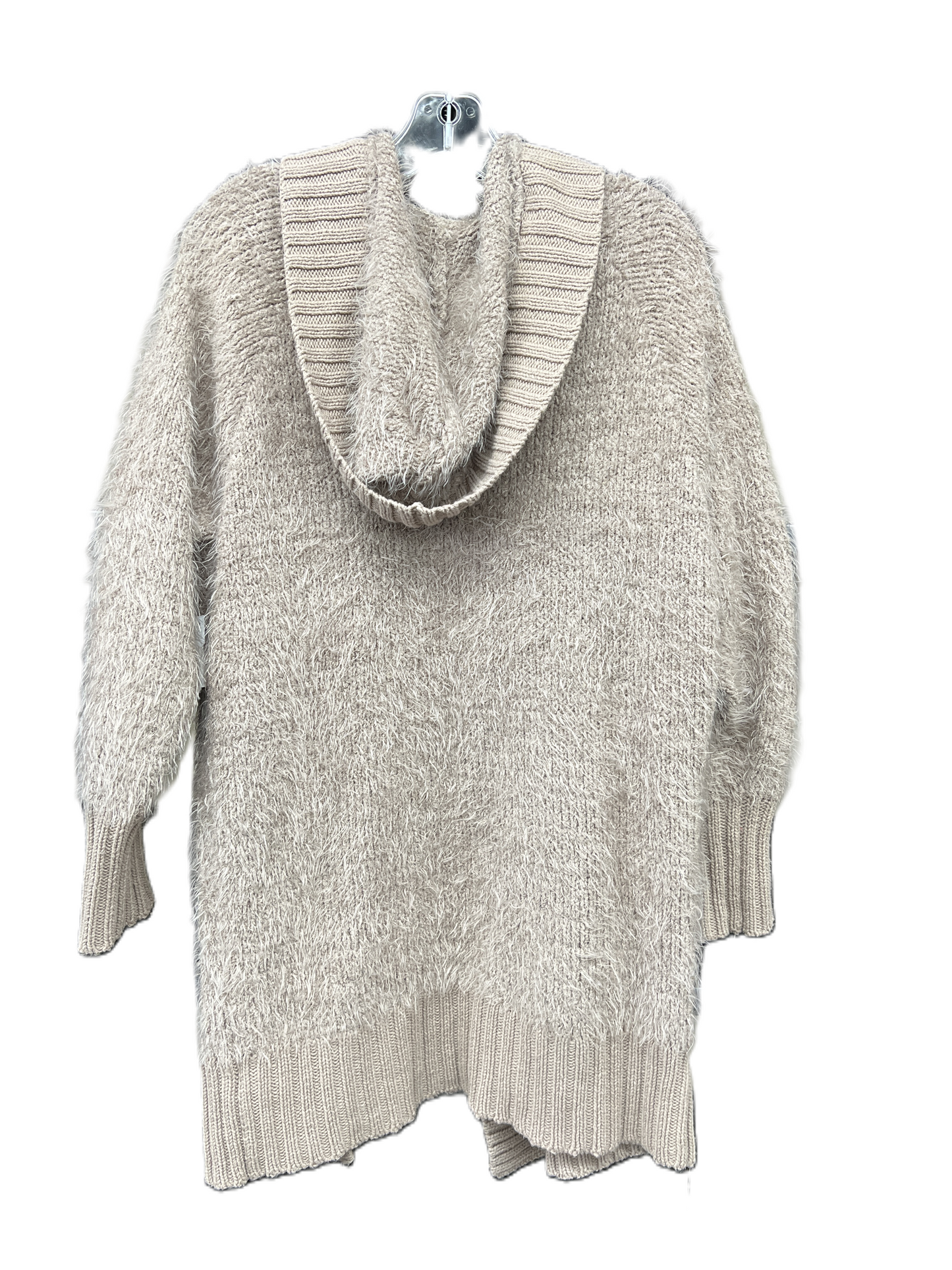 Sweater Cardigan By Express In Tan, Size: Xs