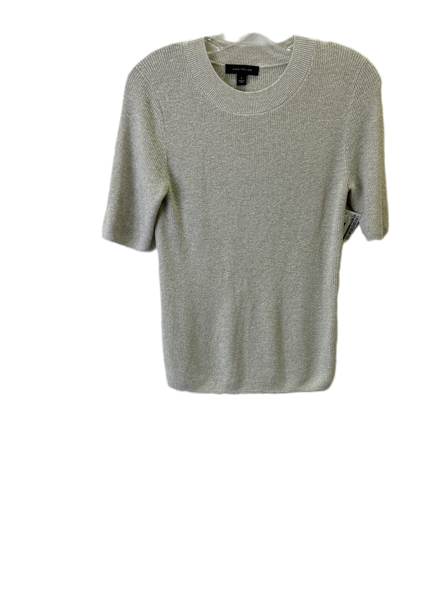 Sweater By Ann Taylor In Grey, Size: M