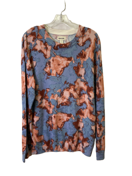 Sweater By Open Edit In Blue, Size: M