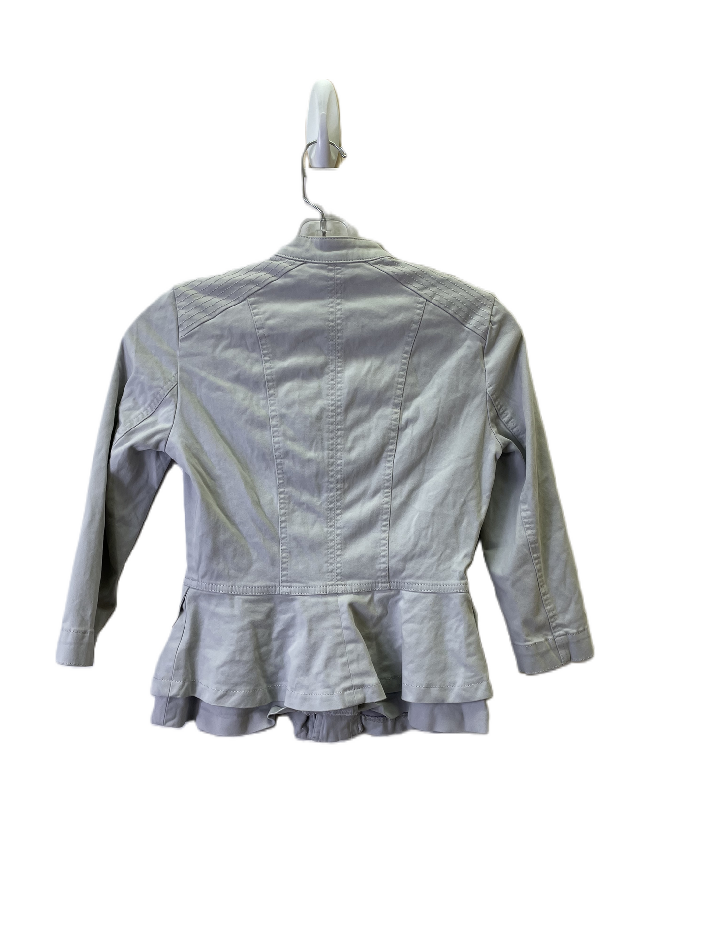 Blazer By White House Black Market In Grey, Size: Xxs