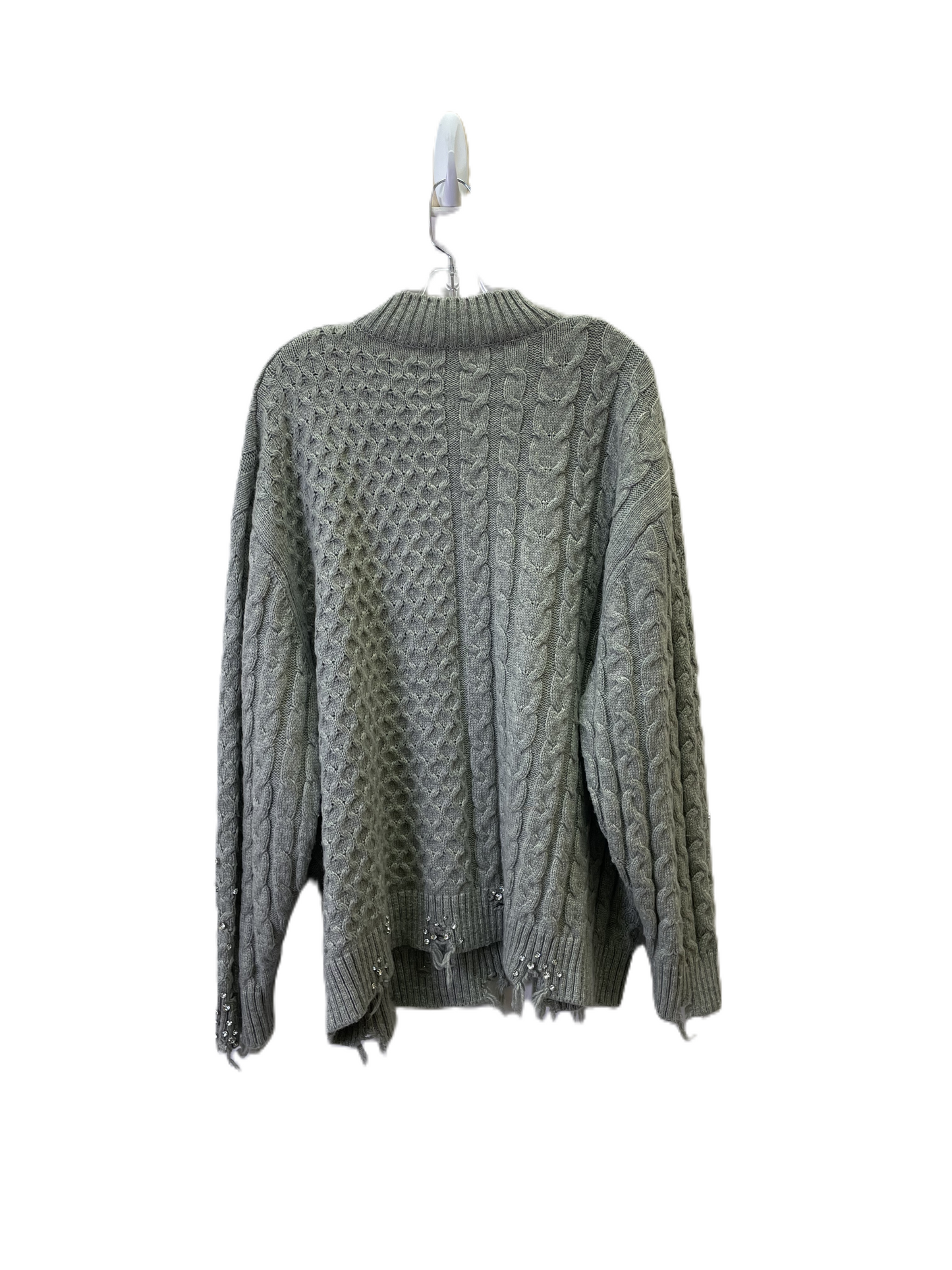 Sweater By Zara In Grey, Size: L