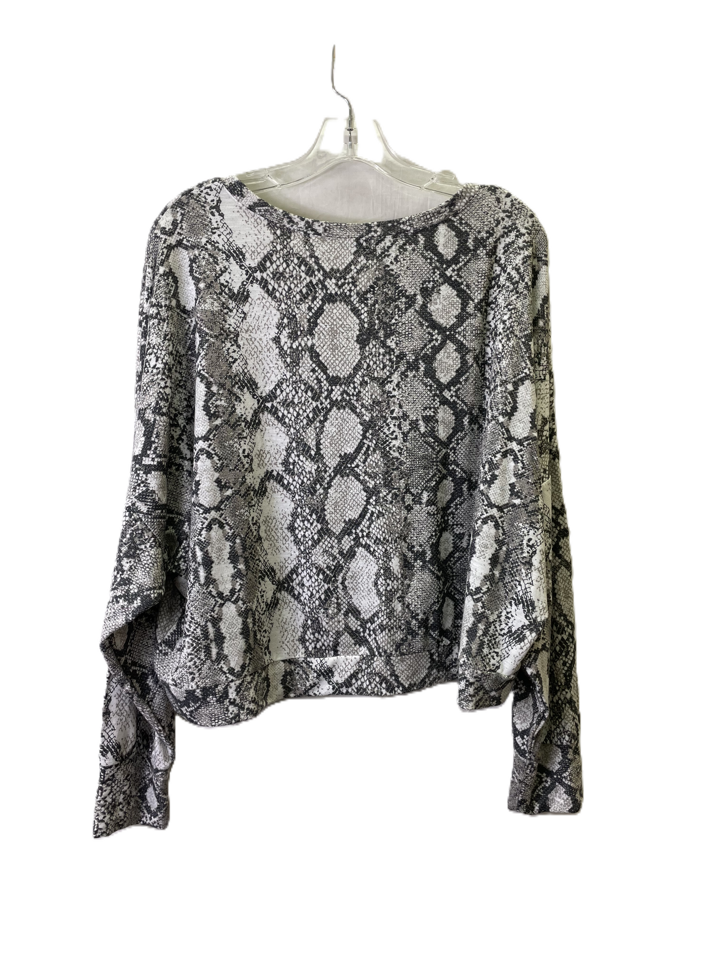 Top Long Sleeve By Express In Animal Print, Size: L