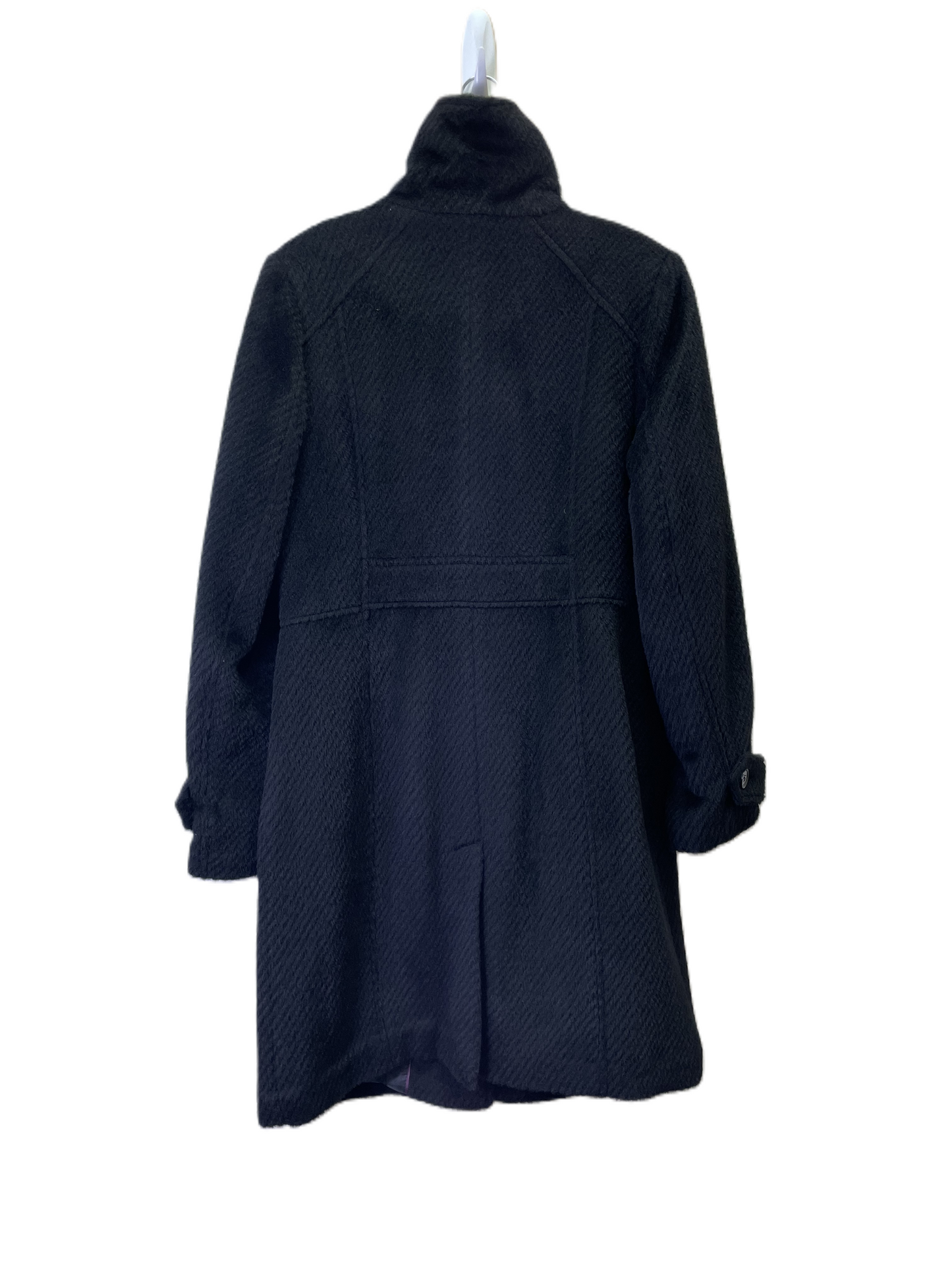 Coat Wool By Cole-haan In Black, Size: M