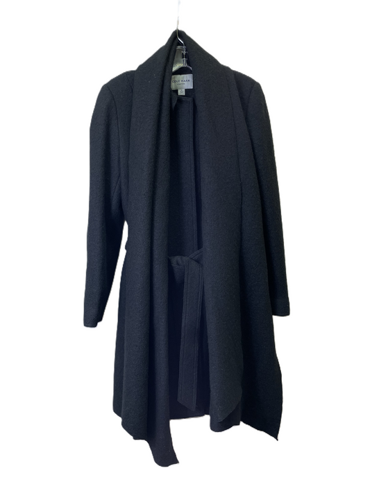 Coat Wool By Cole-haan In Black, Size: M