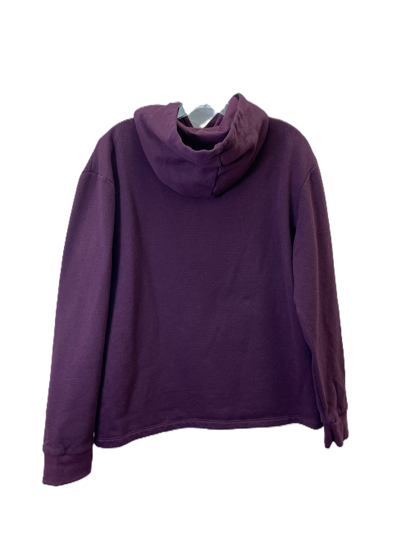 Sweatshirt Hoodie By Express In Maroon, Size: M