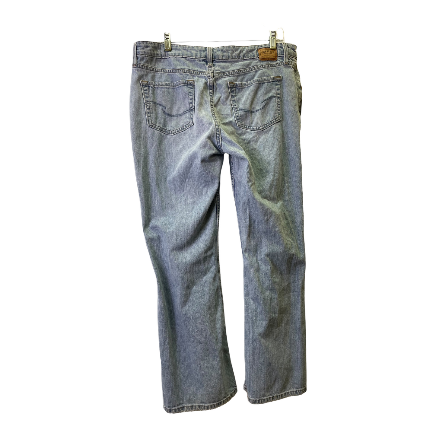 Denim Blue Jeans Boot Cut By Levis, Size: 14