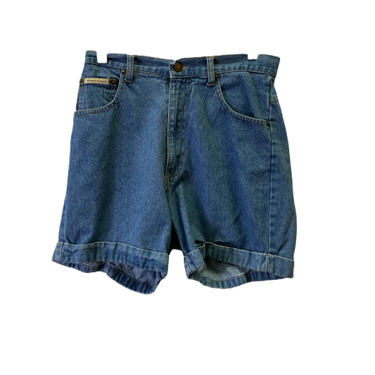 Blue Denim Shorts By Yukon blue jeans, Size: 10