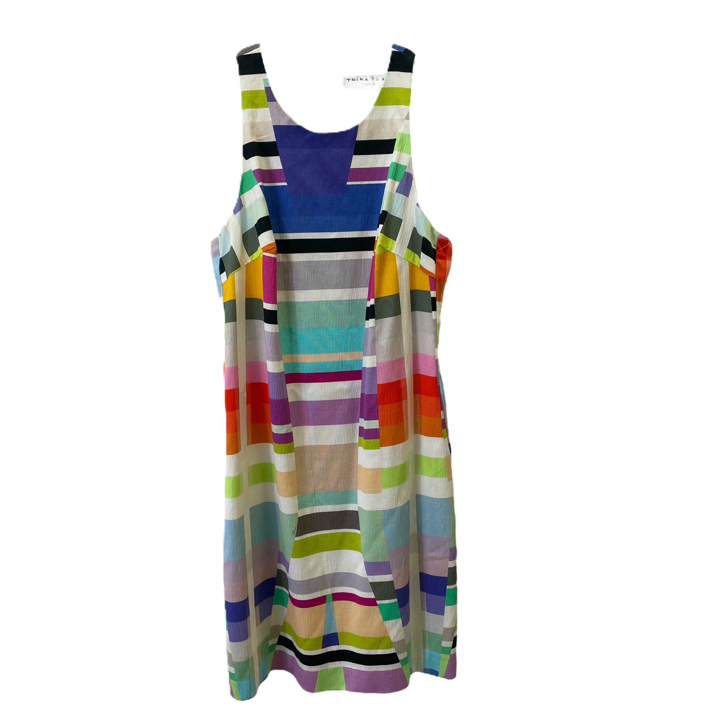 Rainbow Print Dress Designer By Trina Turk, Size: S