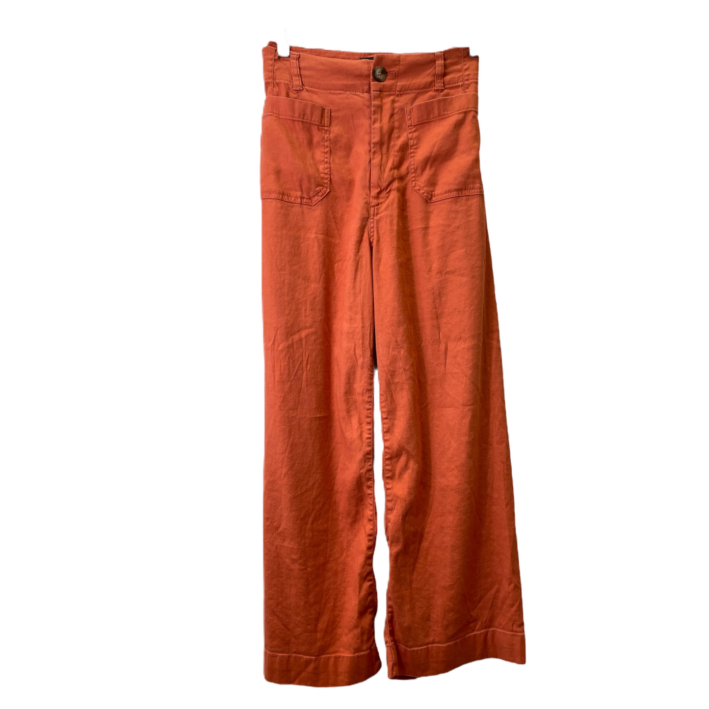 Orange Pants Wide Leg By Maeve, Size: 12