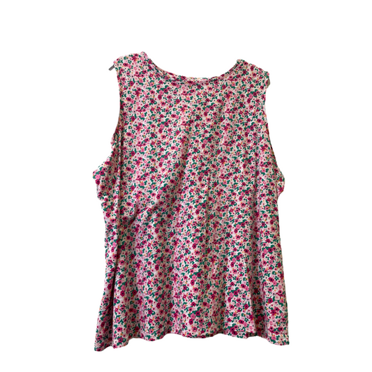 Pink Top Sleeveless Basic By Croft And Barrow, Size: 2x