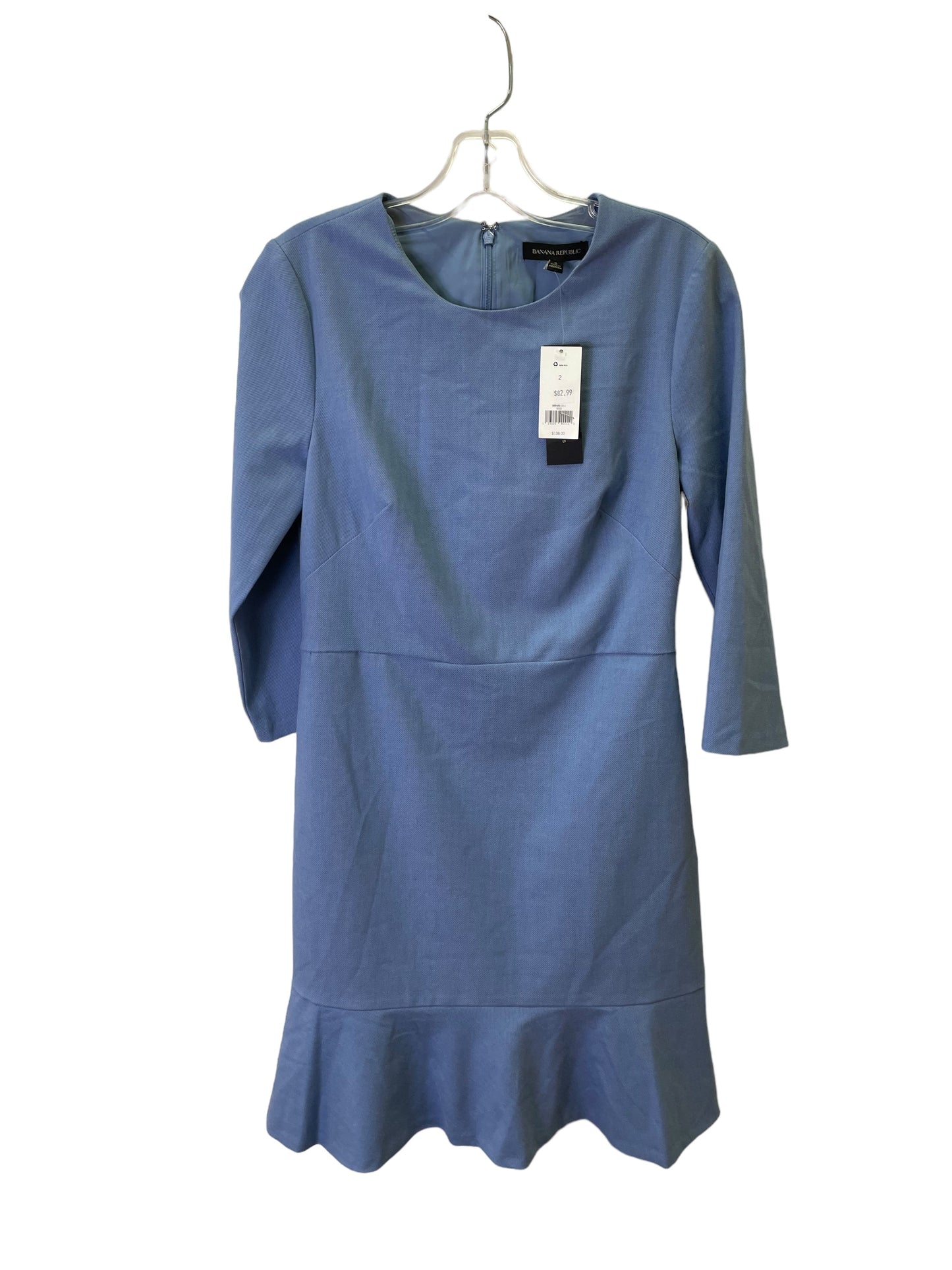 Blue Dress Casual Short By Banana Republic, Size: Xs