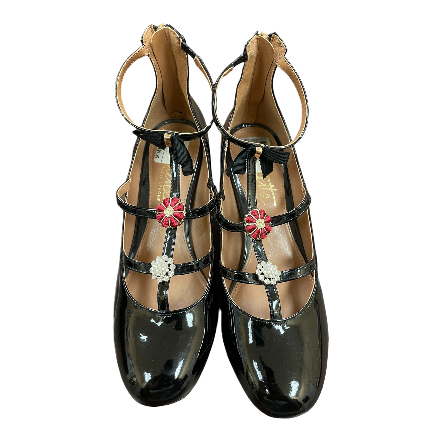 Black Shoes Heels Block By Nanette By Nanette Lepore, Size: 8