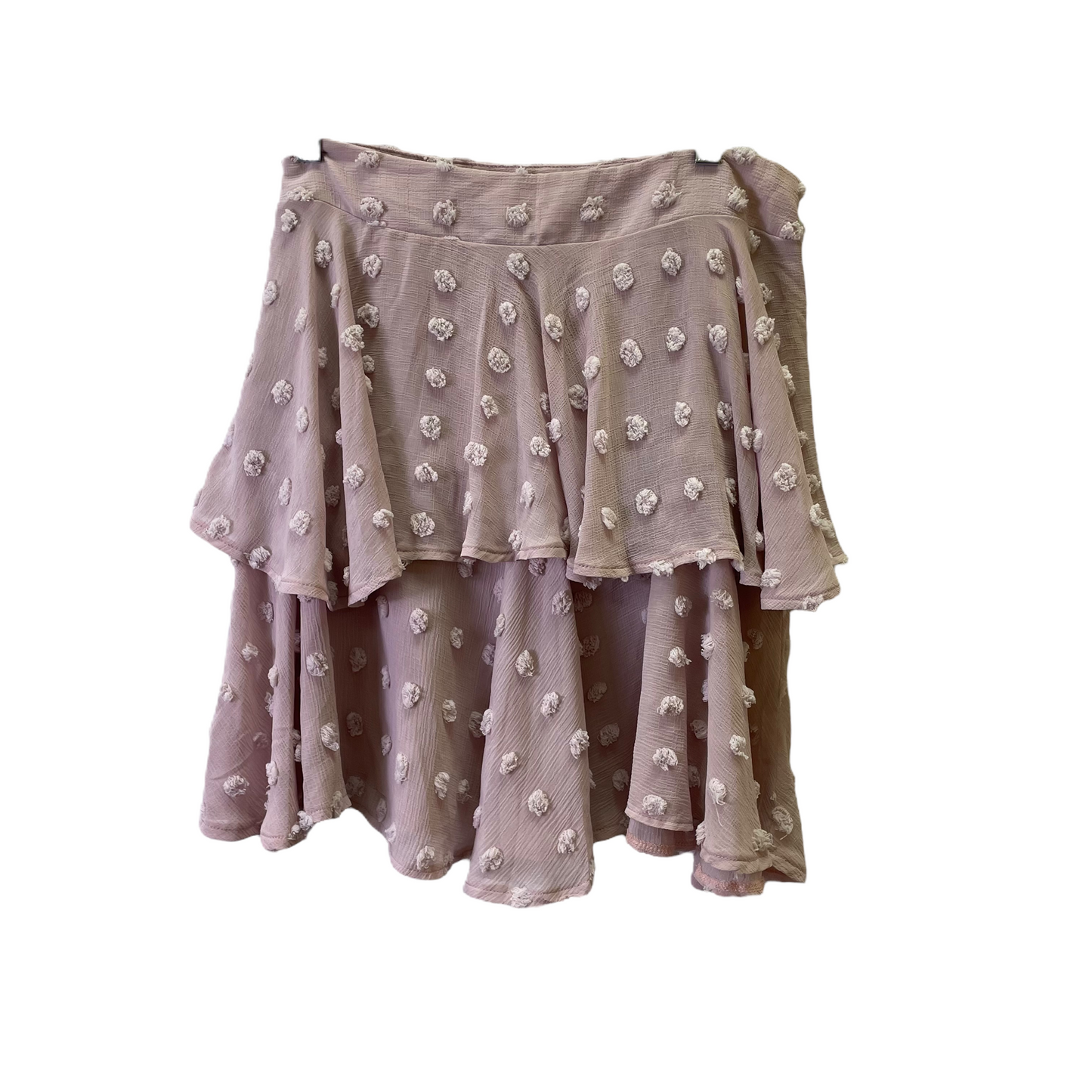 Pink Skirt Mini & Short By Solitaire, Size: 10