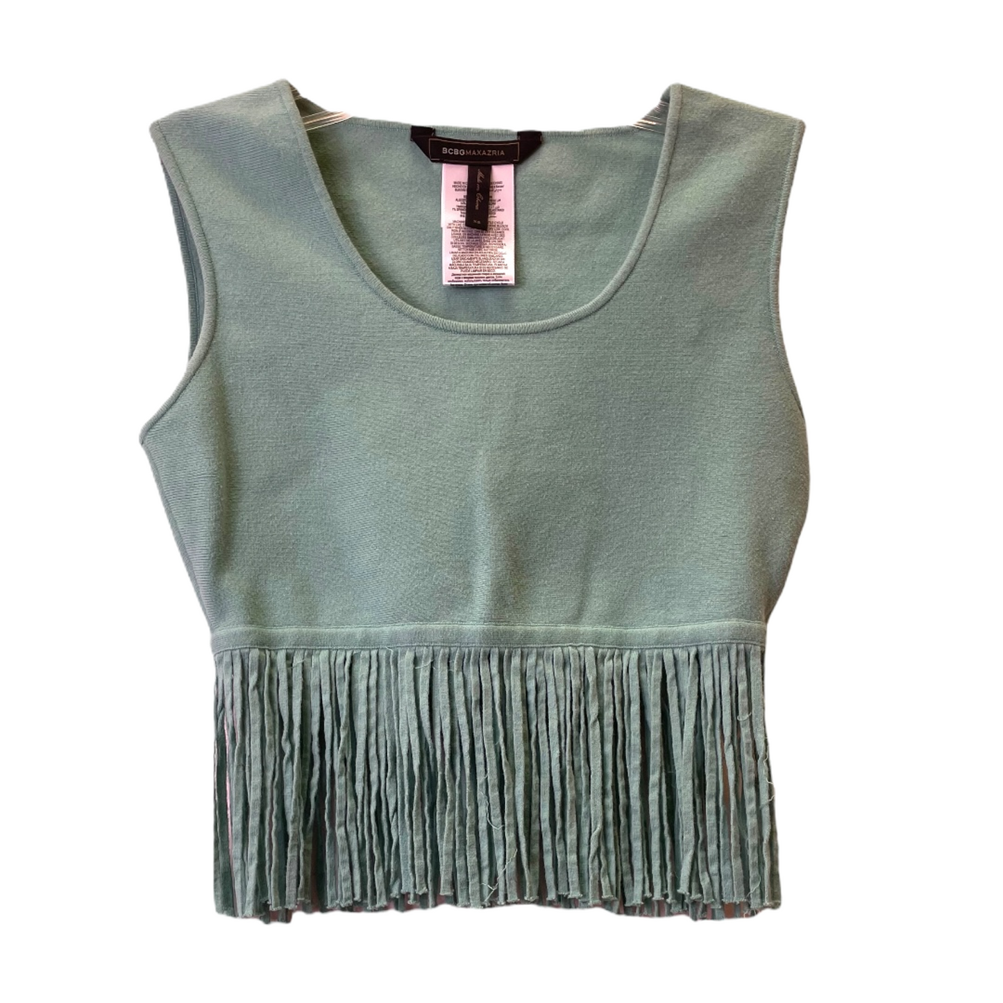 Green Top Short Sleeve By Bcbg, Size: Xs