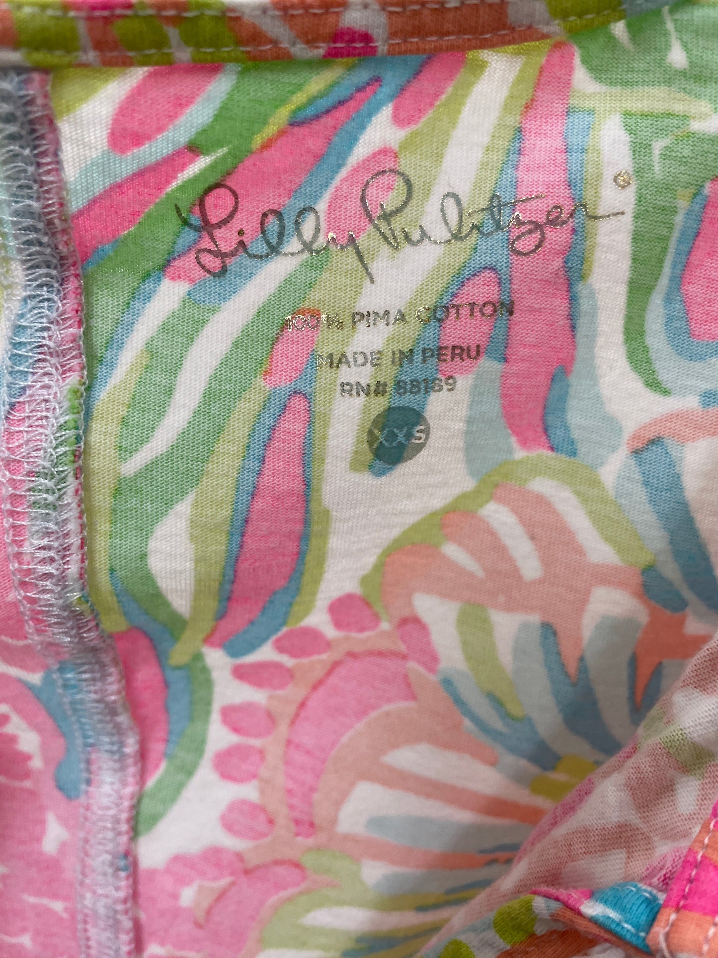 Pink Top Short Sleeve Basic By Lilly Pulitzer, Size: Xs