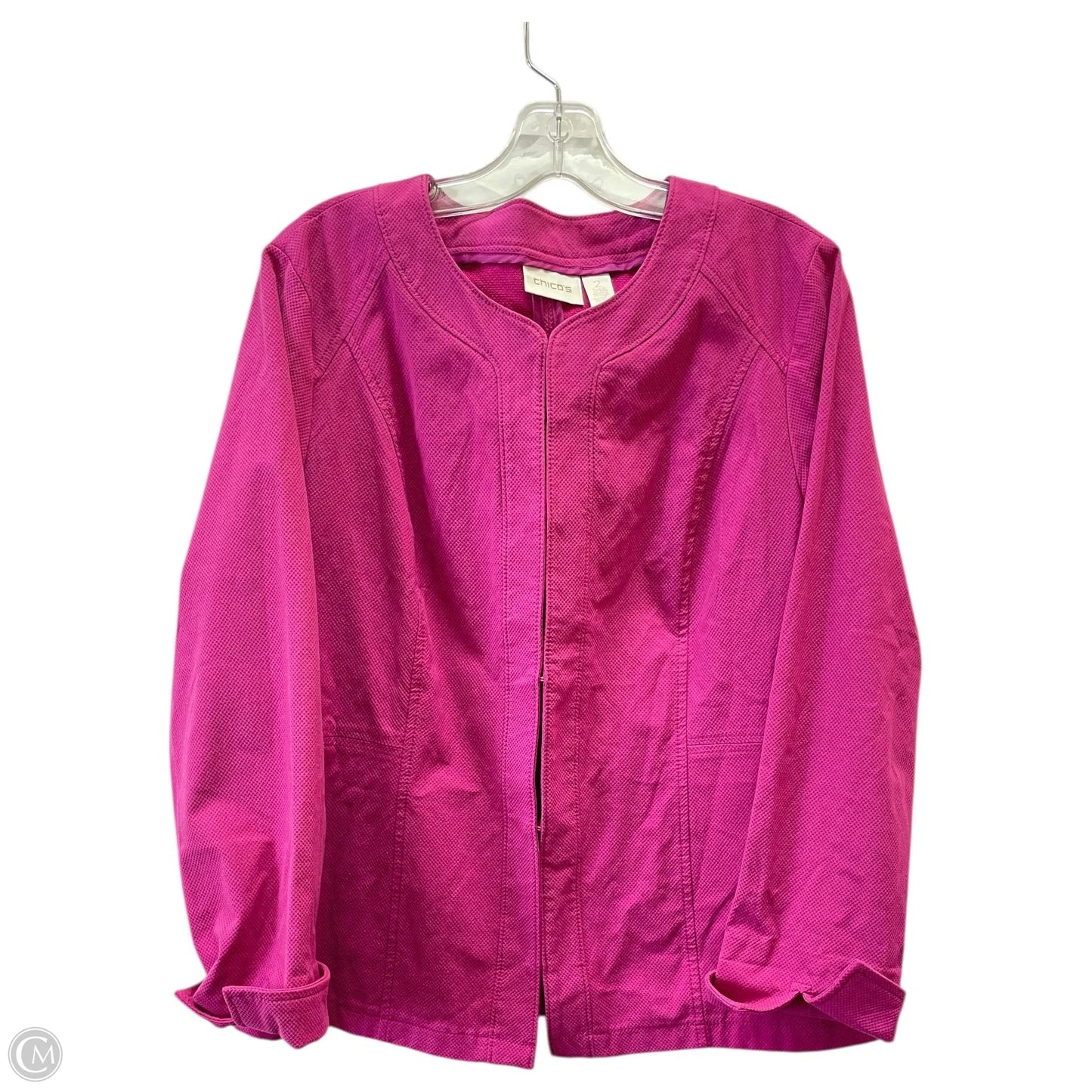 Blazer By Chicos In Pink, Size: L