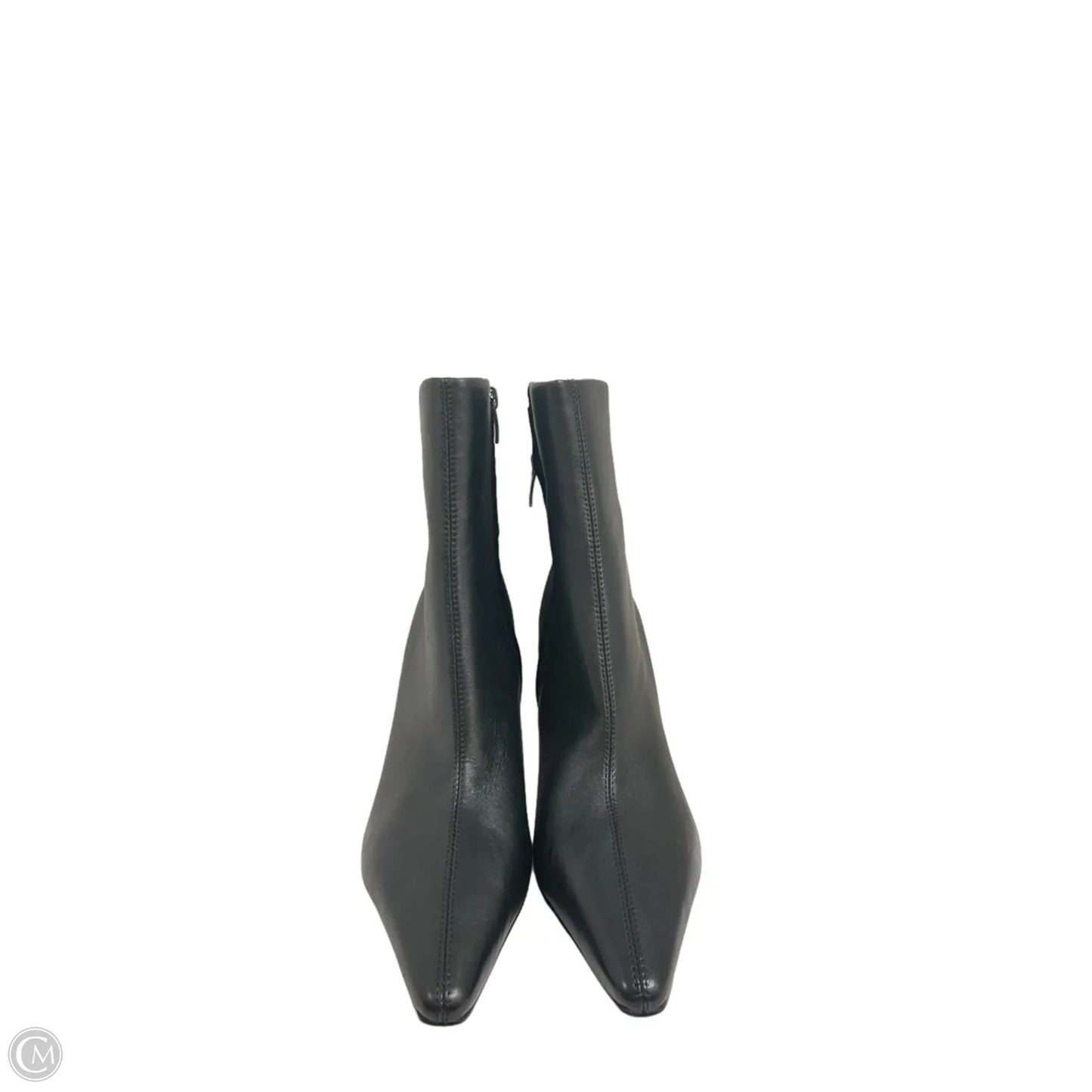 Boots Ankle Heels By Nine West In Black, Size: 8