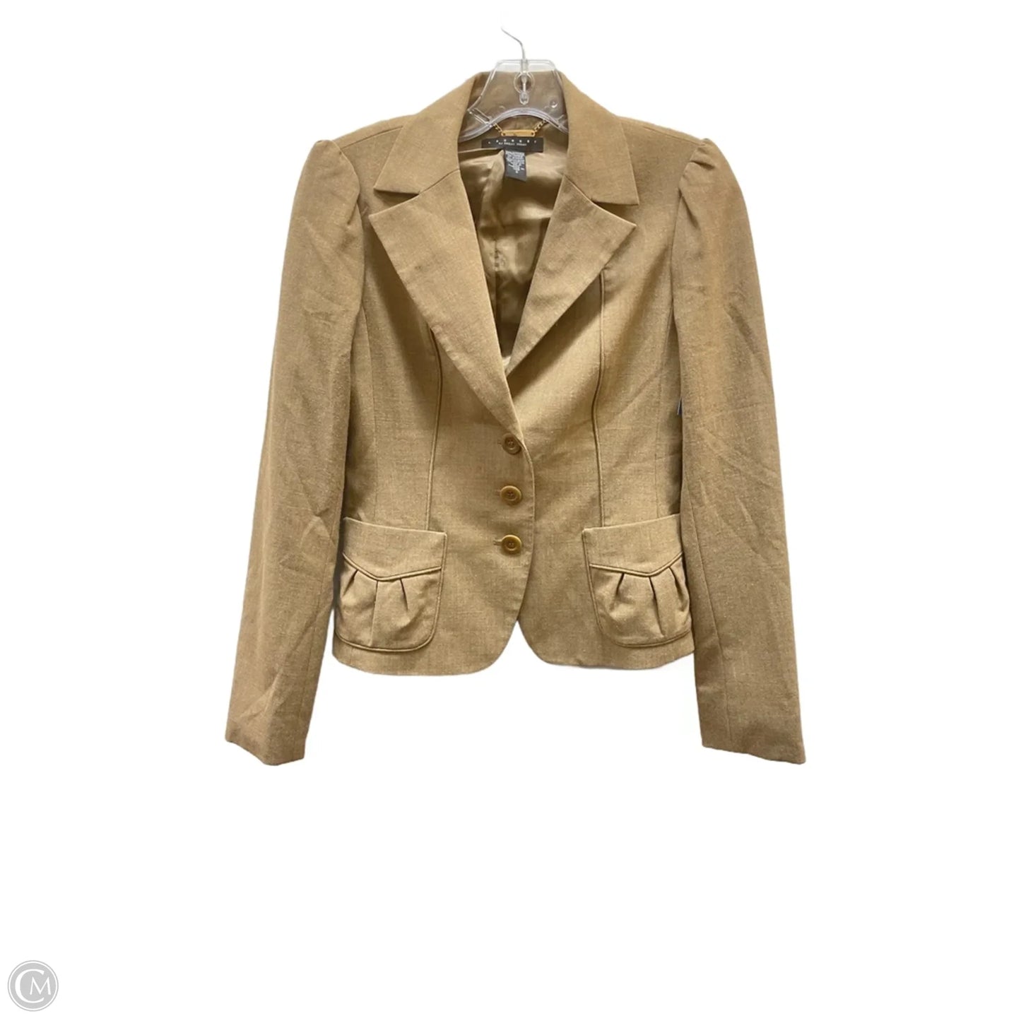 Blazer By Laundry In Tan, Size: 2