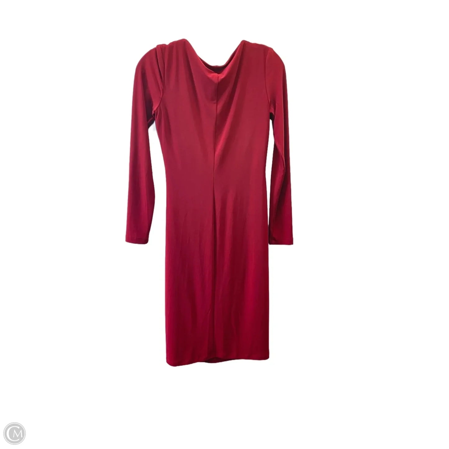 Dress Casual Midi By Lauren By Ralph Lauren In Red, Size: 2