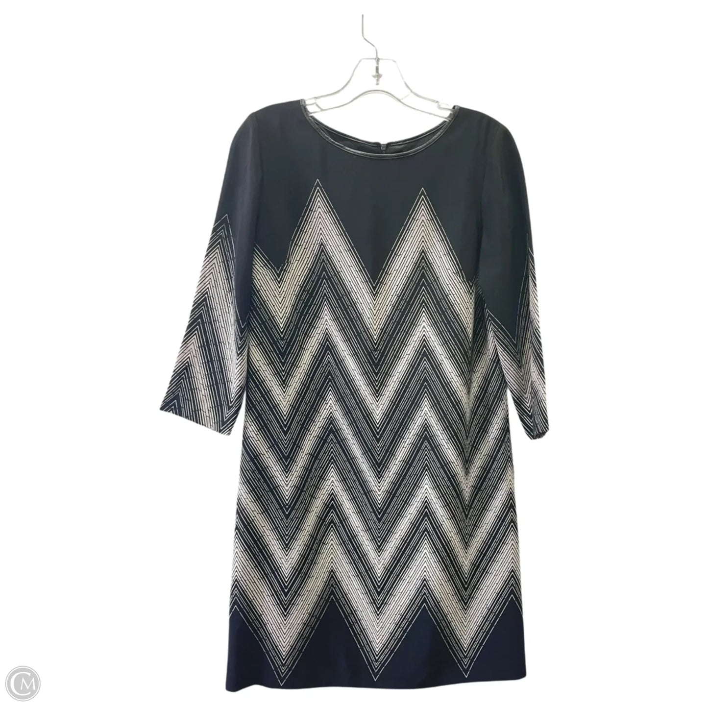 Dress Casual Midi By Tahari In Black, Size: 4