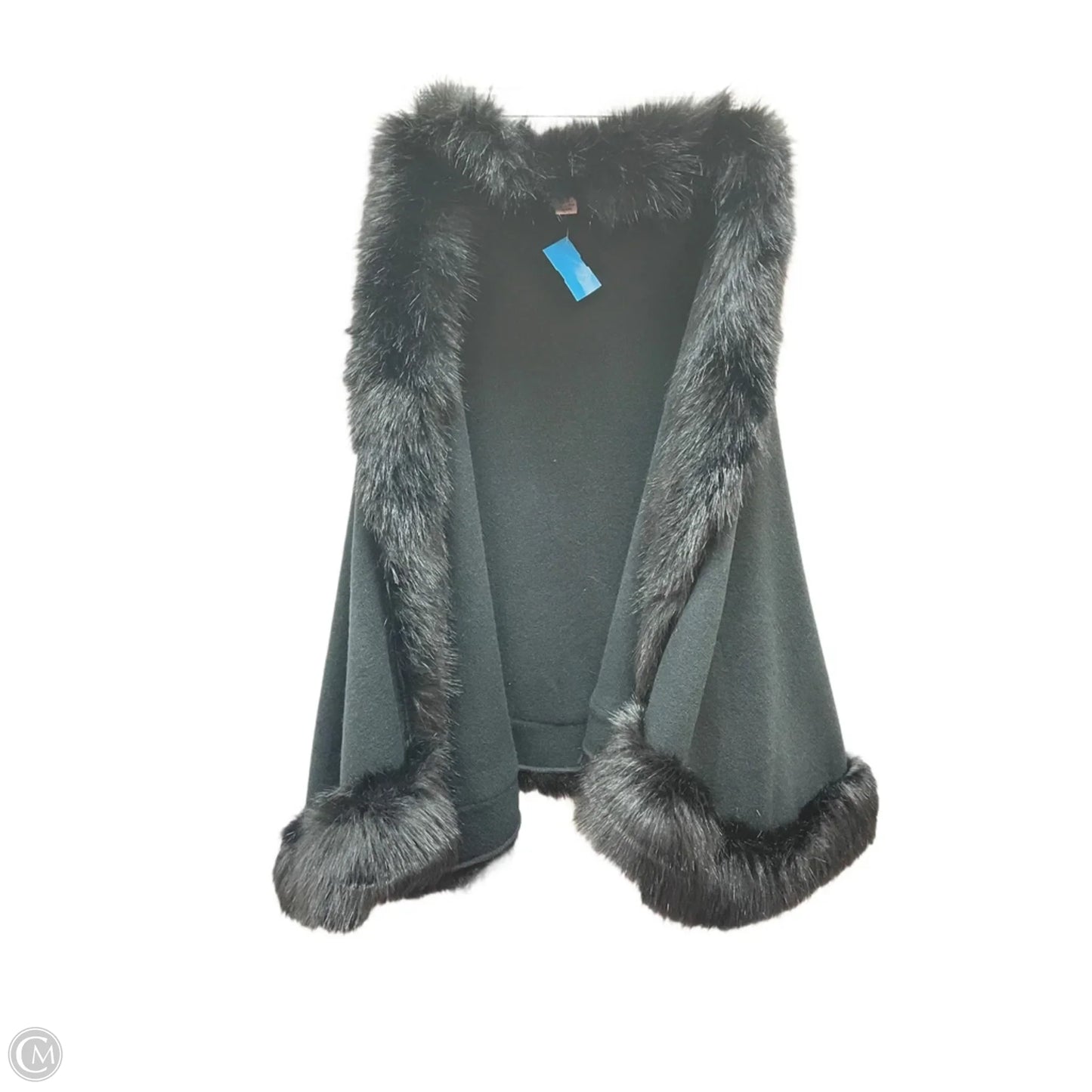 Poncho By JUST JAMIE In Black, Size: Osfm