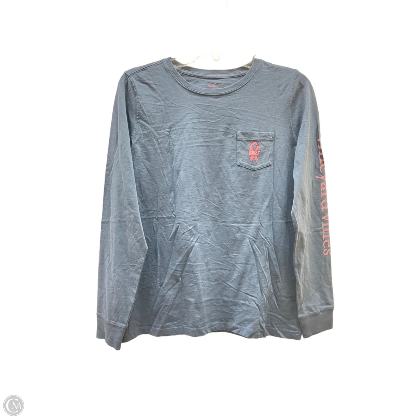 Top Long Sleeve By Vineyard Vines In Blue, Size: S