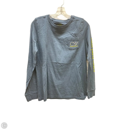 Top Long Sleeve By Vineyard Vines In Blue, Size: S