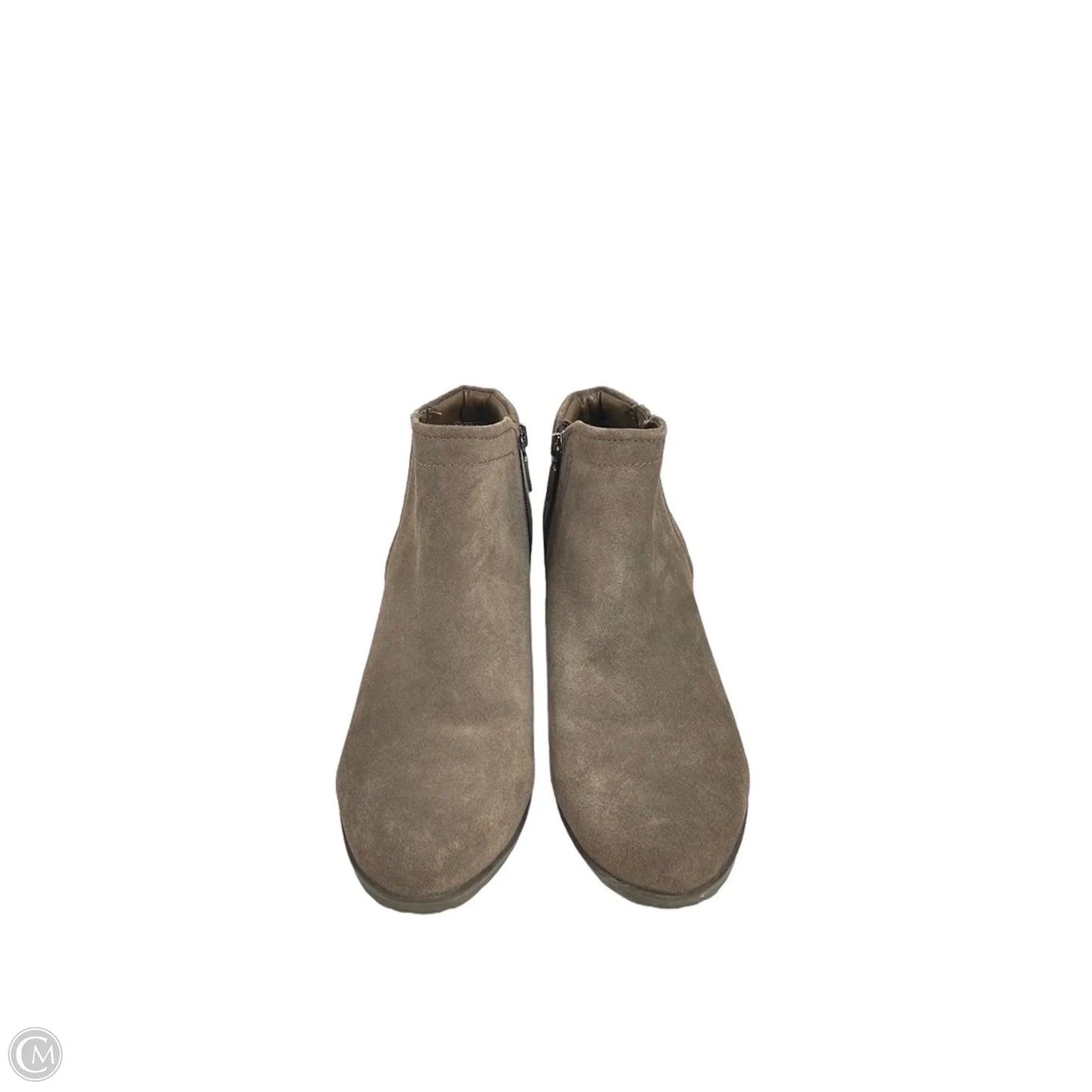 Boots Ankle Flats By Blondo In Tan, Size: 9.5