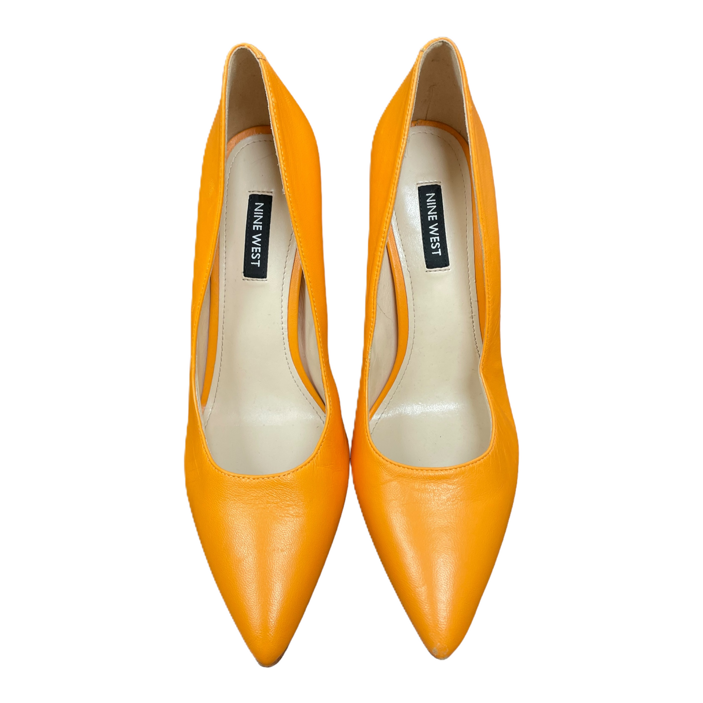 Shoes Heels Stiletto By Nine West In Orange, Size: 8