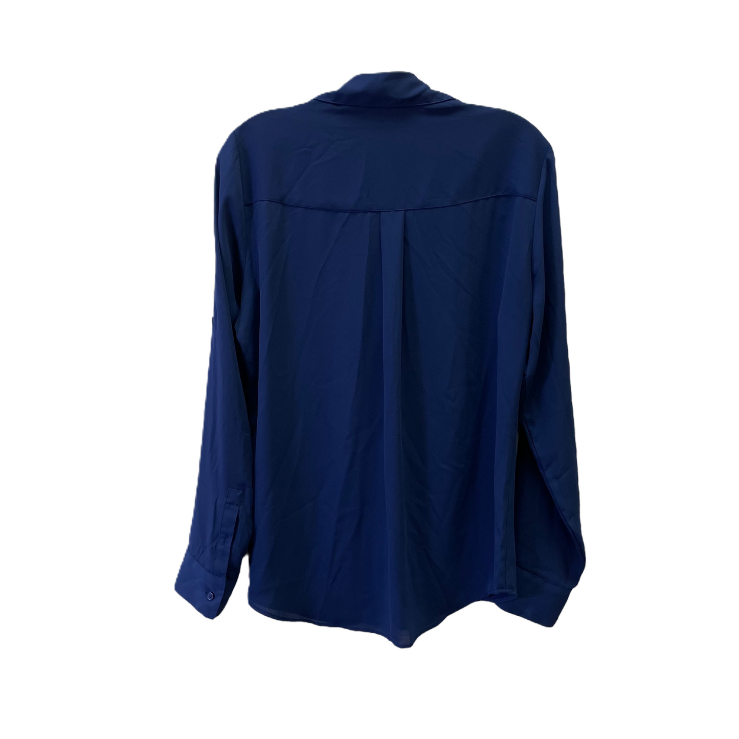 Blue Blouse Long Sleeve By Express, Size: M