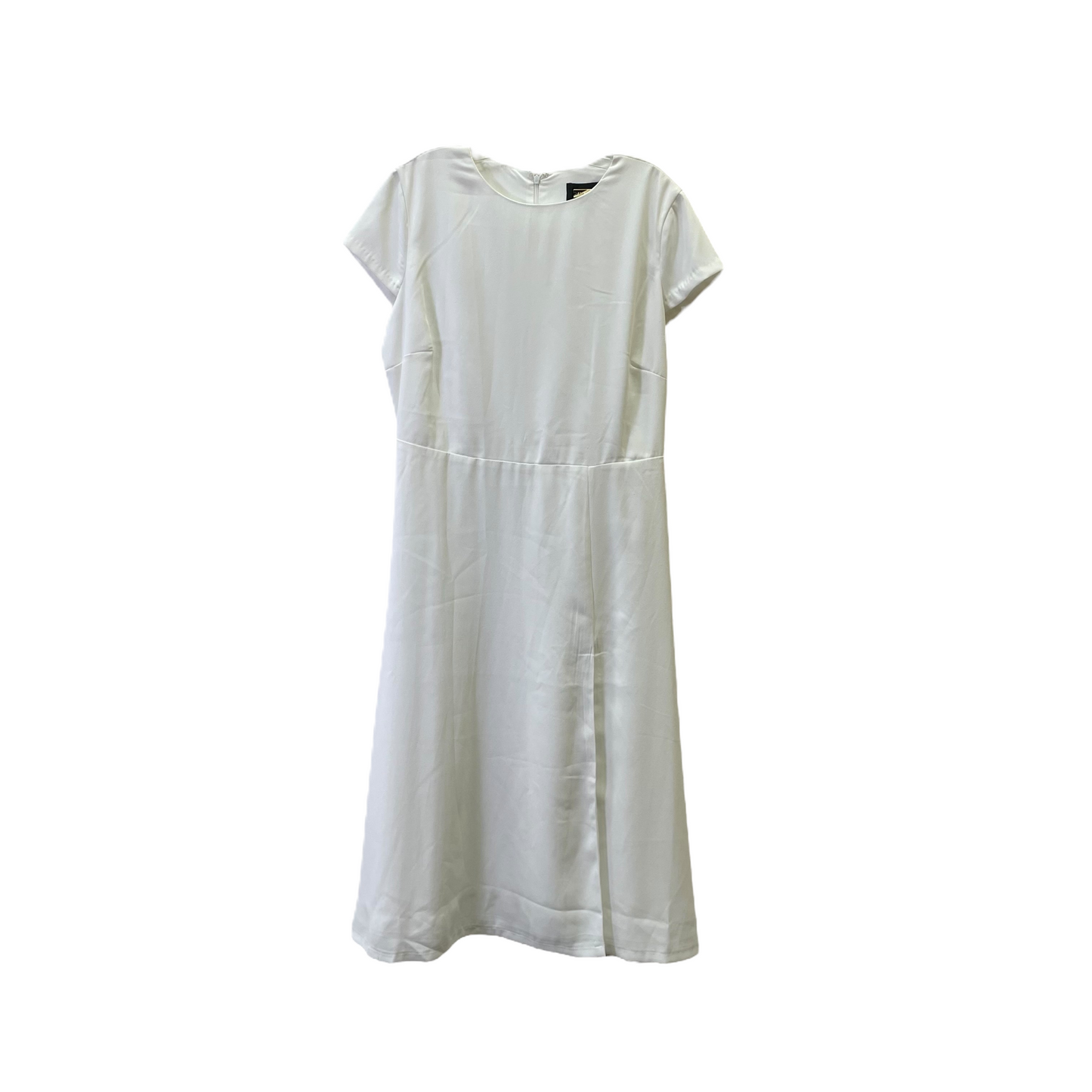 White Dress Casual Midi By Cme, Size: 14