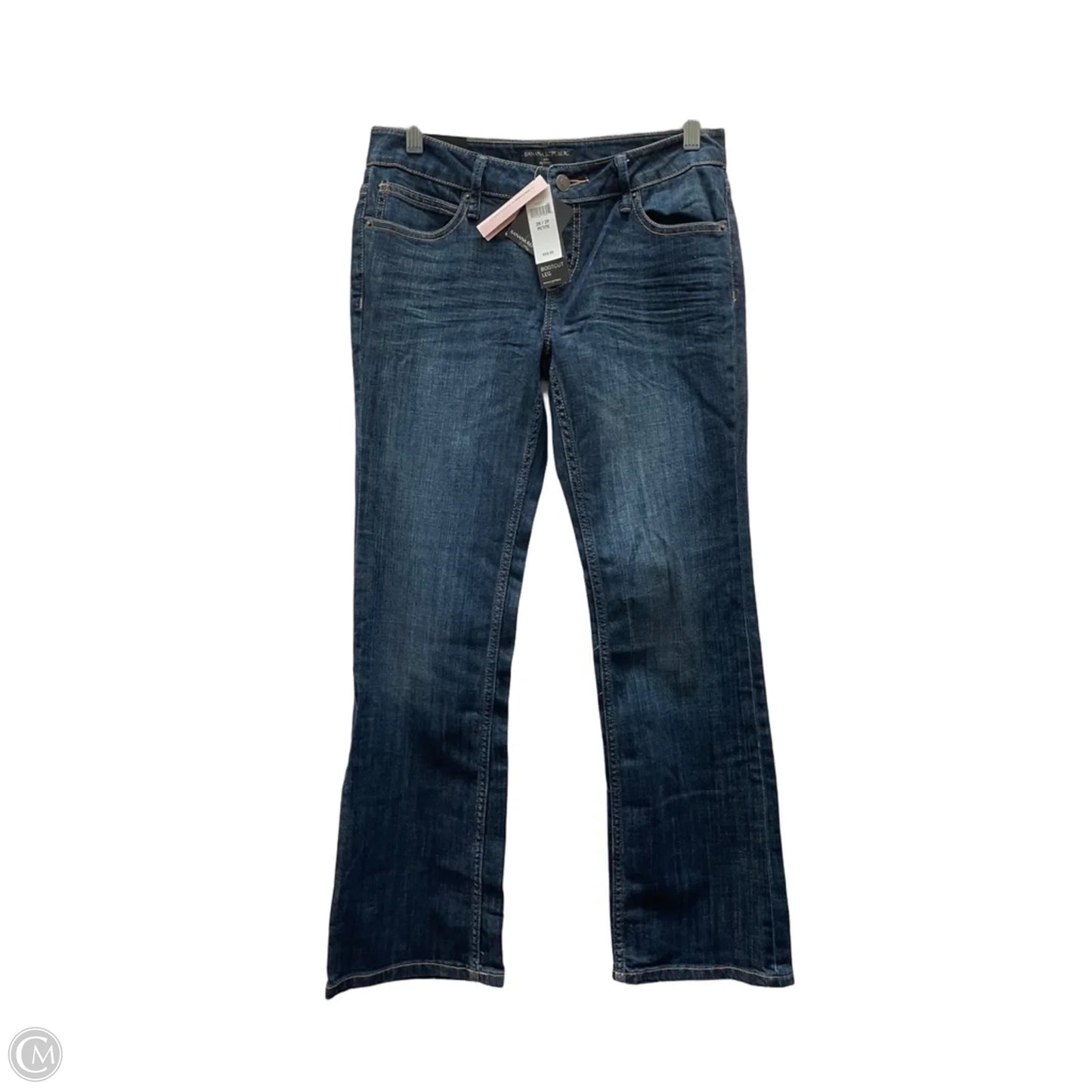 Jeans Flared By Banana Republic In Navy, Size: 6