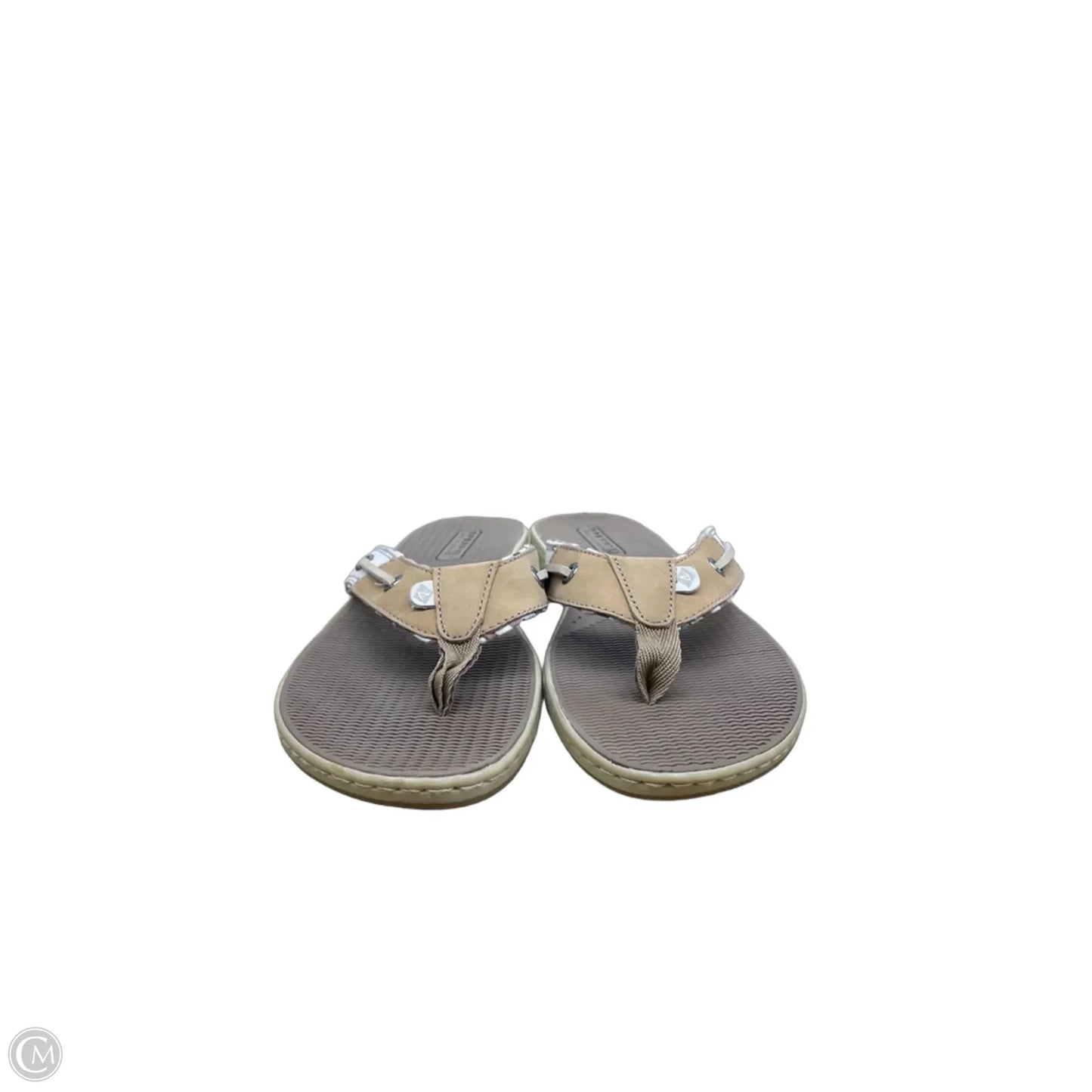 Sandals Flip Flops By Sperry In Taupe, Size: 6