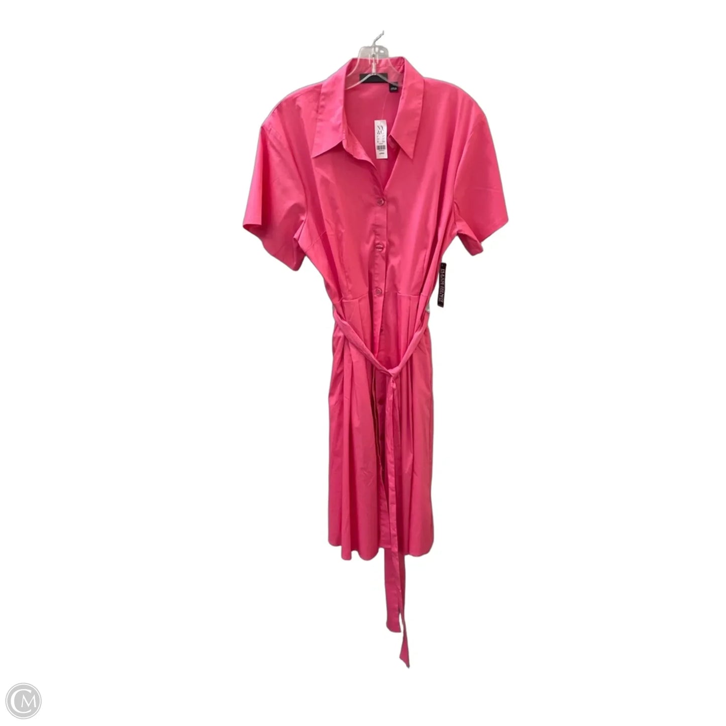 Dress Casual Midi By Nycc In Pink, Size: L