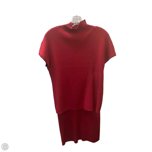 Skort 2pc Set By Cable And Gauge In Red, Size: L