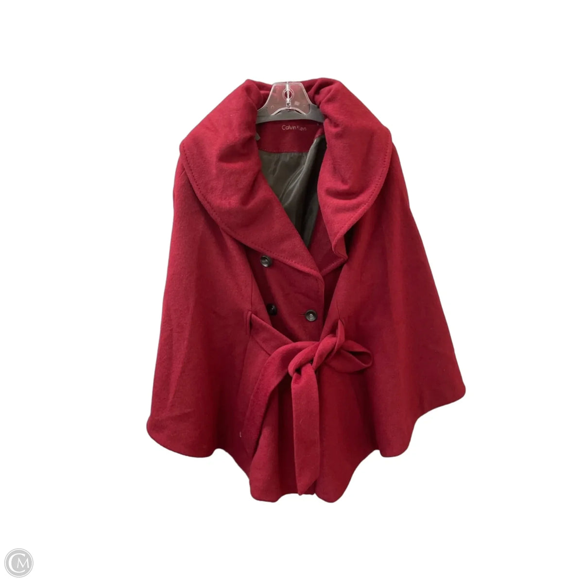 Coat Other By Calvin Klein In Red, Size: M