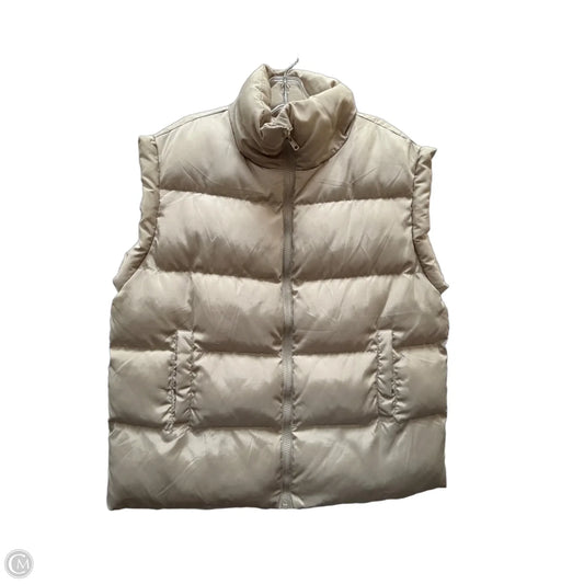 Vest Puffer & Quilted By Automet In Cream, Size: S