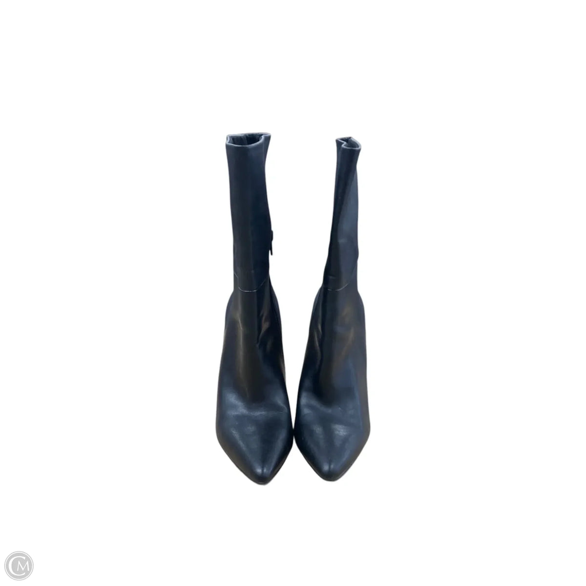 Boots Ankle Heels By Charles David In Black, Size: 8